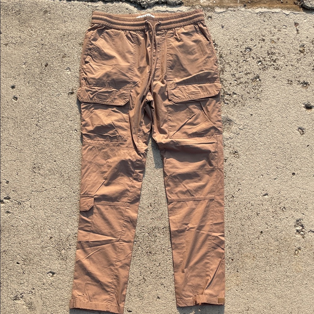 PacSun Men's Tan Cargo Pants